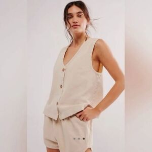 NWOT / Free People / So Fresh Vest Set / Small